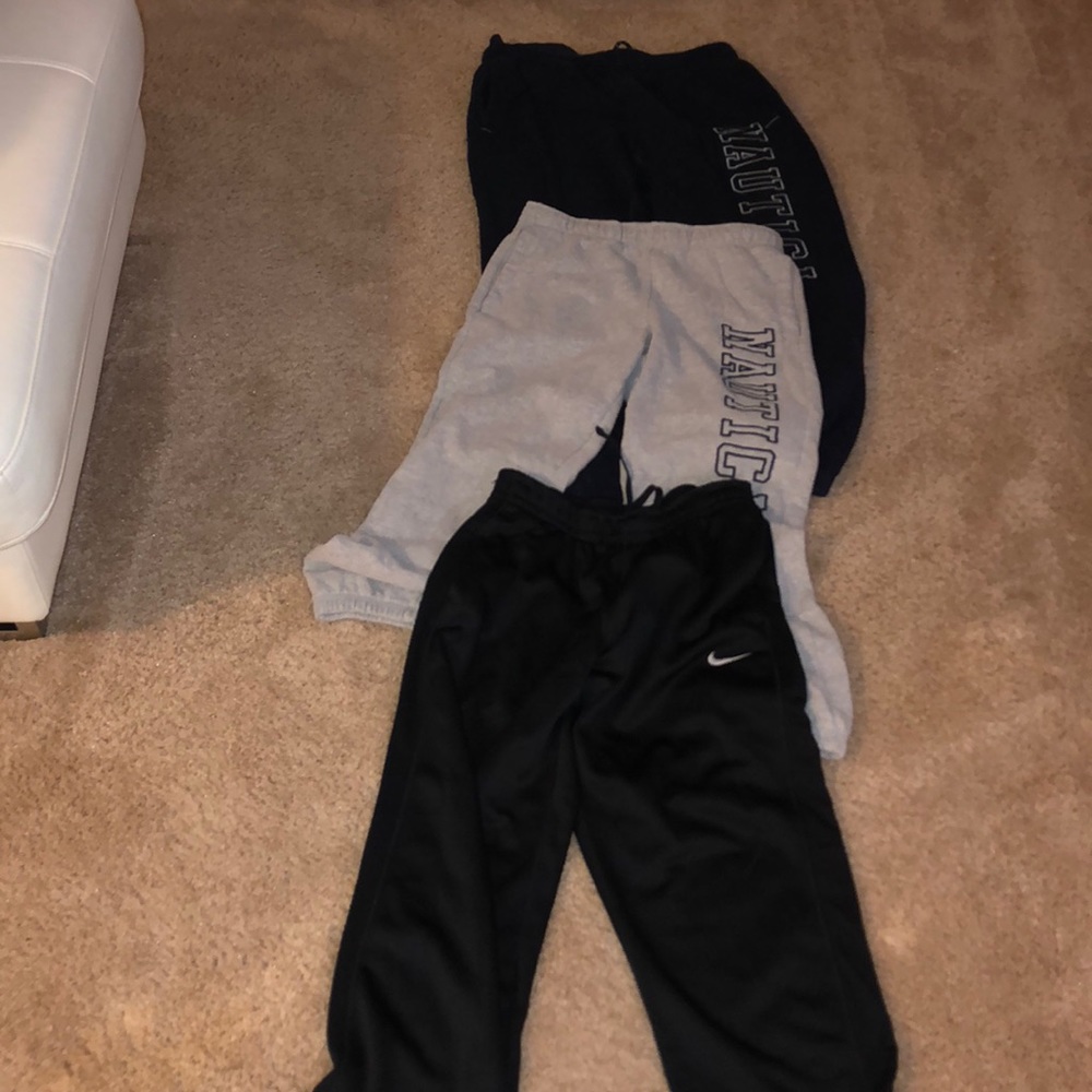 3 pair of sweat pants